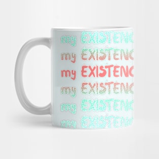 My Existence Is Resistance s3 Red Slide Mug